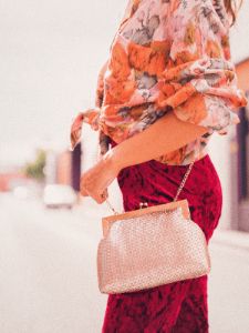 Gold Chainmail Clutch Bag sold by Collete Hayman