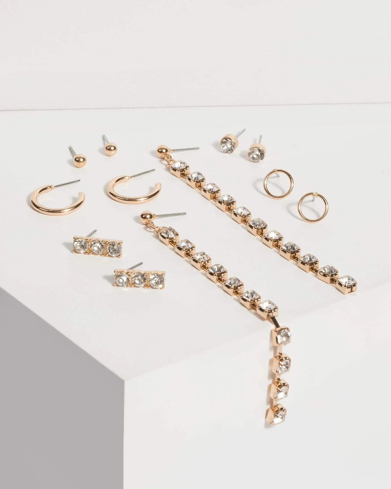 Multi Colour Crystal Earring Set sold by Collete Hayman