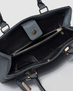 Blue Demi Tag Tote Bag sold by Collete Hayman