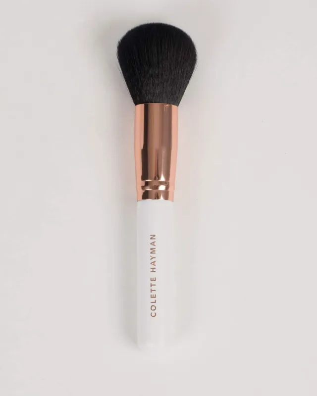 Rose Gold and White Blusher Face Brush sold by Collete Hayman