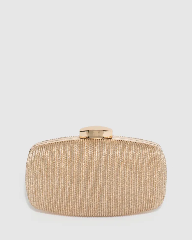 Gold Classic Hardcase Clutch Bag sold by Collete Hayman