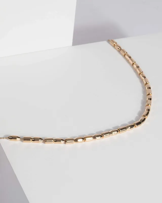 Gold Flat Chain Necklace sold by Collete Hayman