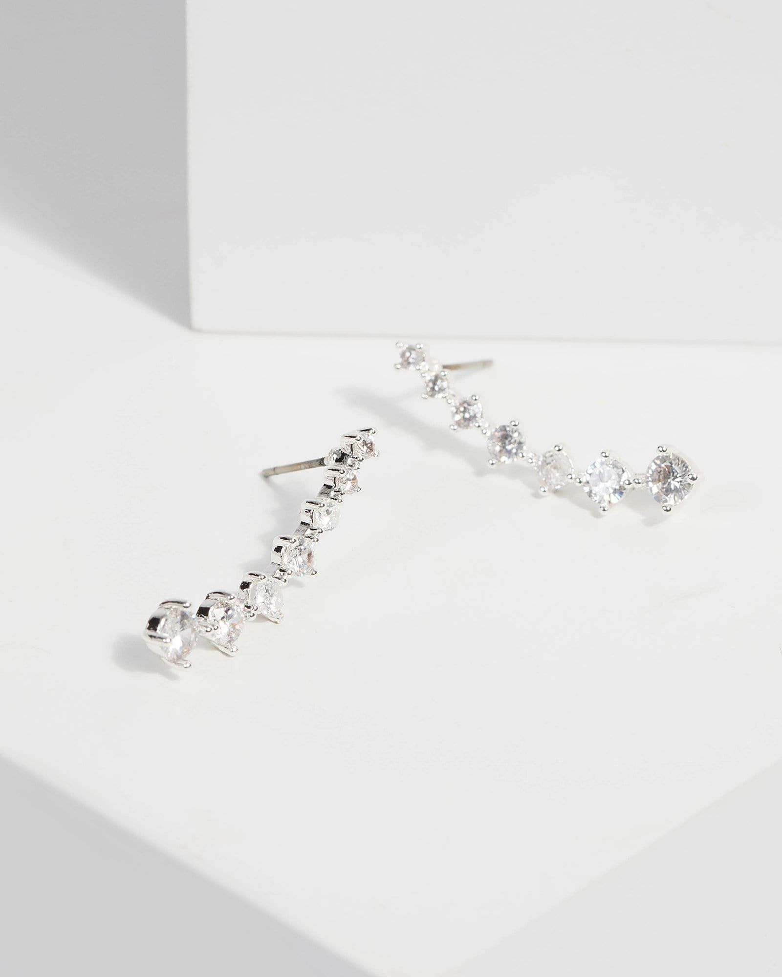 Cubic Zirconia Cuff Earrings sold by Collete Hayman