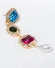 Multi Colour Framed Heart Drop Earrings sold by Collete Hayman