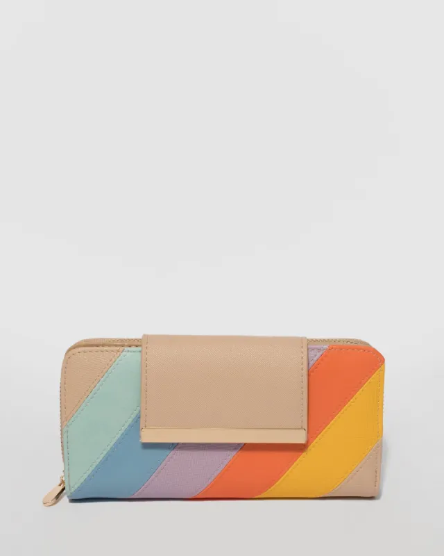 Multi Colour Blake Side Panel Wallet sold by Collete Hayman
