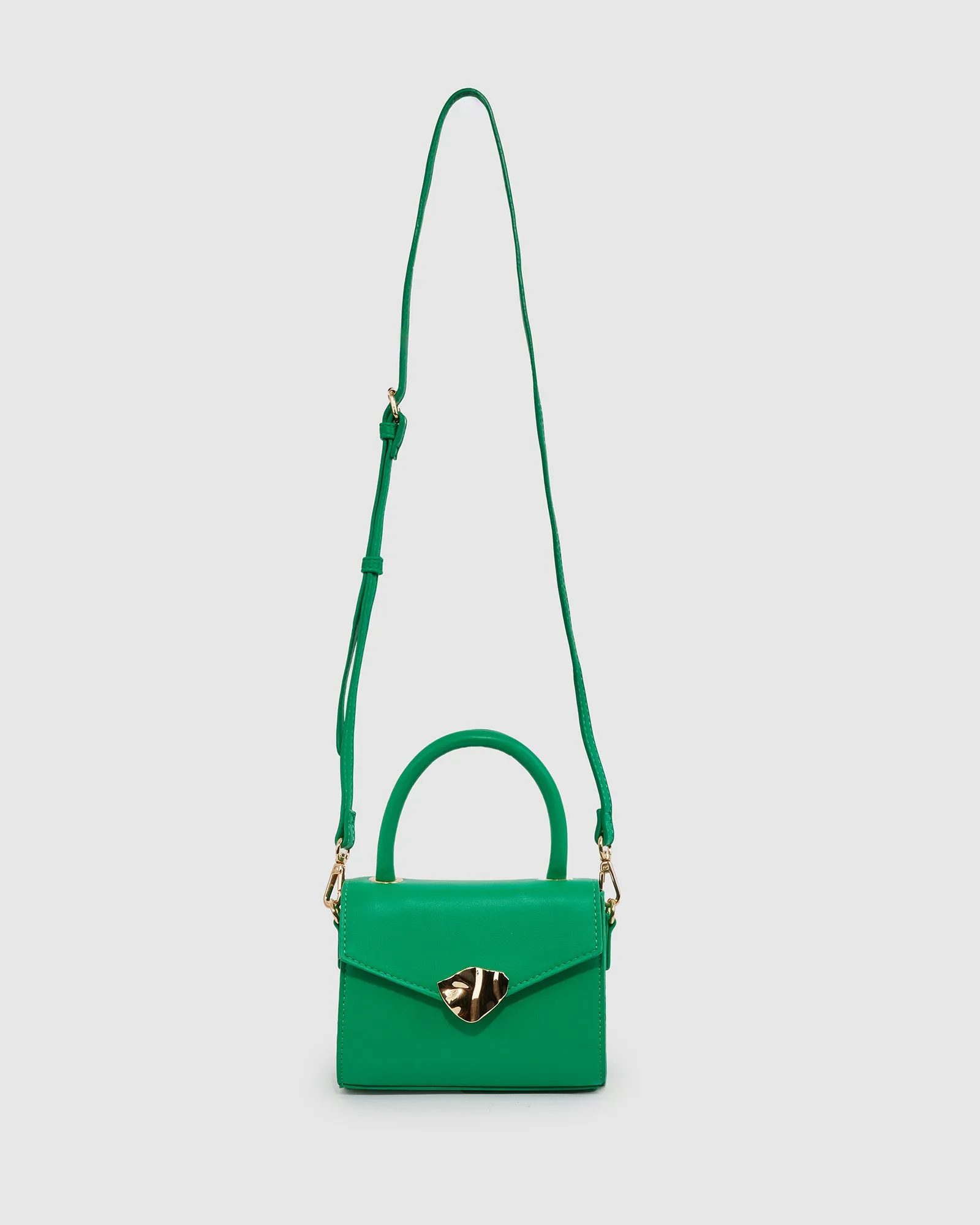 Green Kiki Clasp Top Handle Bag sold by Collete Hayman product image thumbnail 2