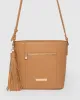 Caramel Tilly Tassel Crossbody Bag sold by Collete Hayman