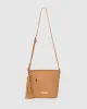 Caramel Tilly Tassel Crossbody Bag sold by Collete Hayman