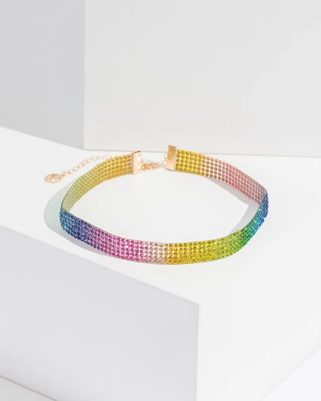 Multi Colour Pride Rainbow Choker sold by Collete Hayman