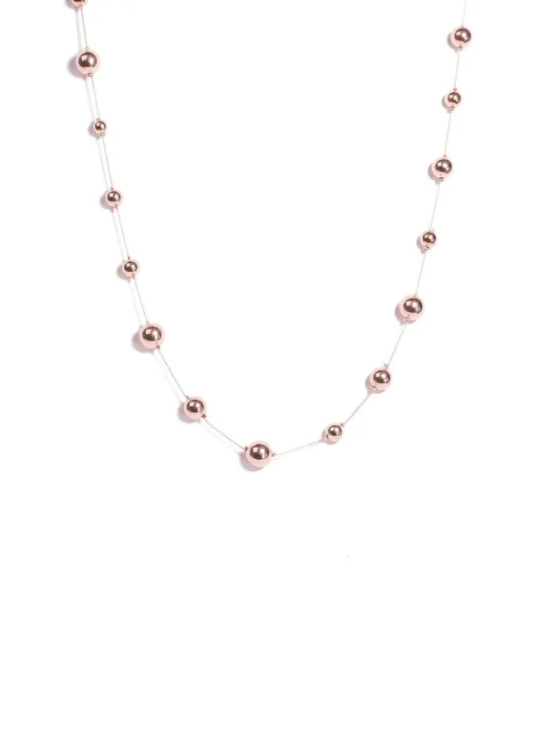 Metal Ball Stationed Necklace sold by Collete Hayman