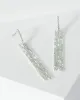 Silver Diamante Tassel Drop Earrings sold by Collete Hayman