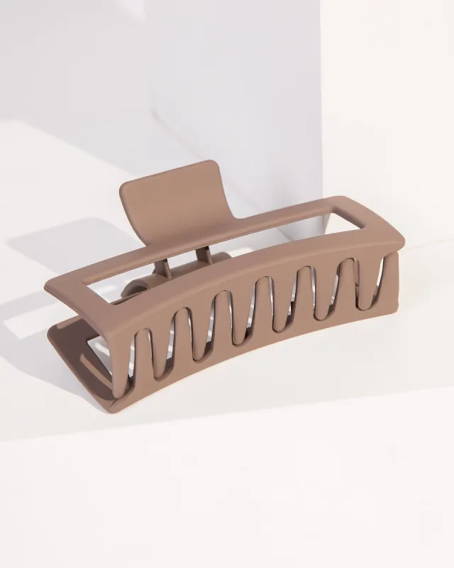 Brown Extra Large Rectangle Claw Clip sold by Collete Hayman
