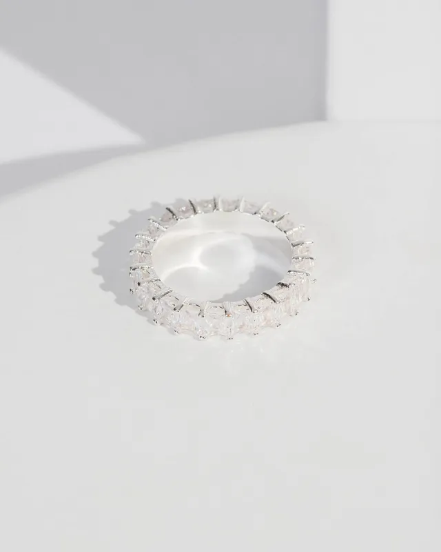 Crystal Cubic Zirconia Band Ring sold by Collete Hayman