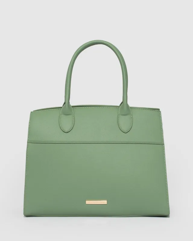 Tess Large Green Tote Bag sold by Collete Hayman