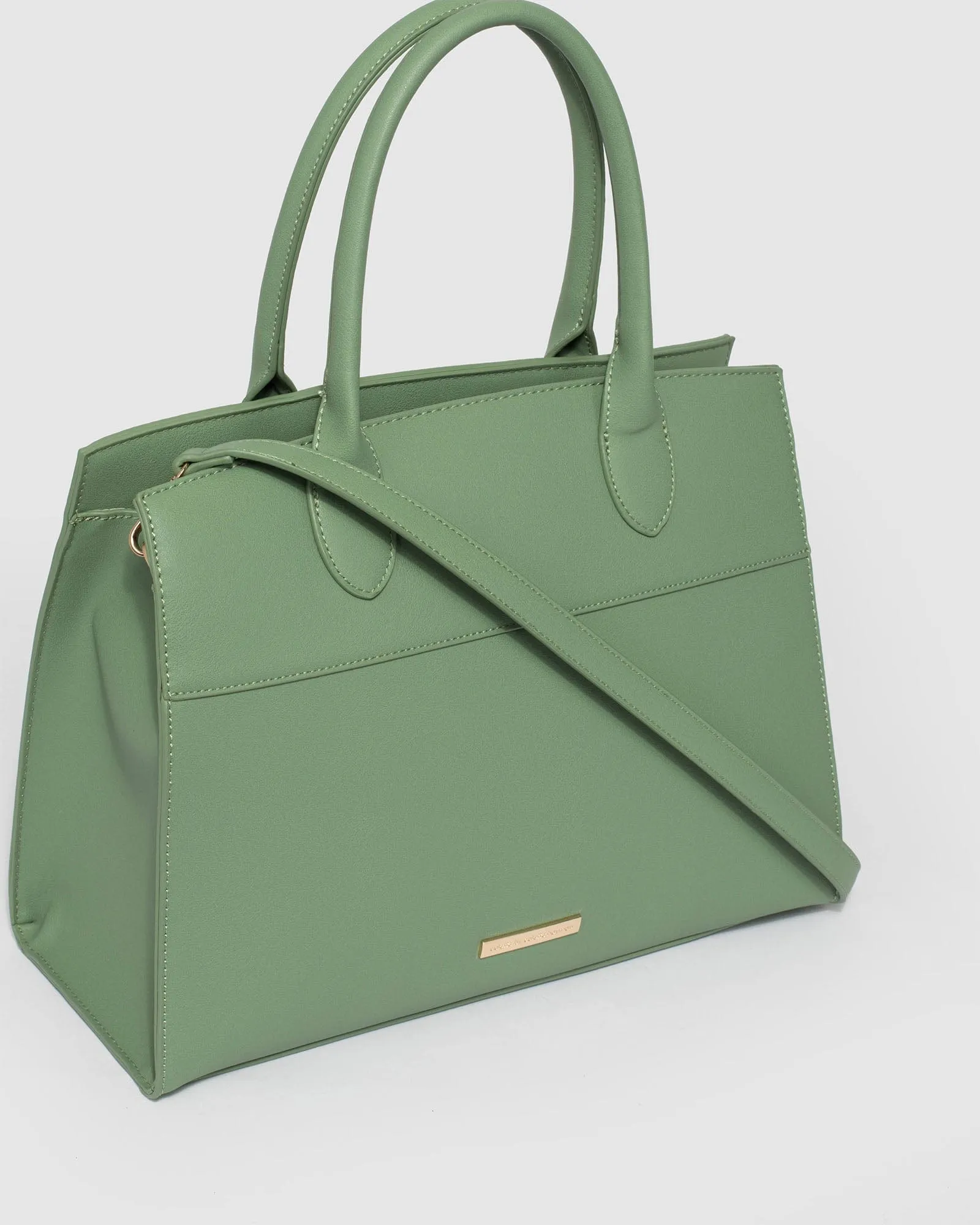 Tess Large Green Tote Bag sold by Collete Hayman product image thumbnail 3