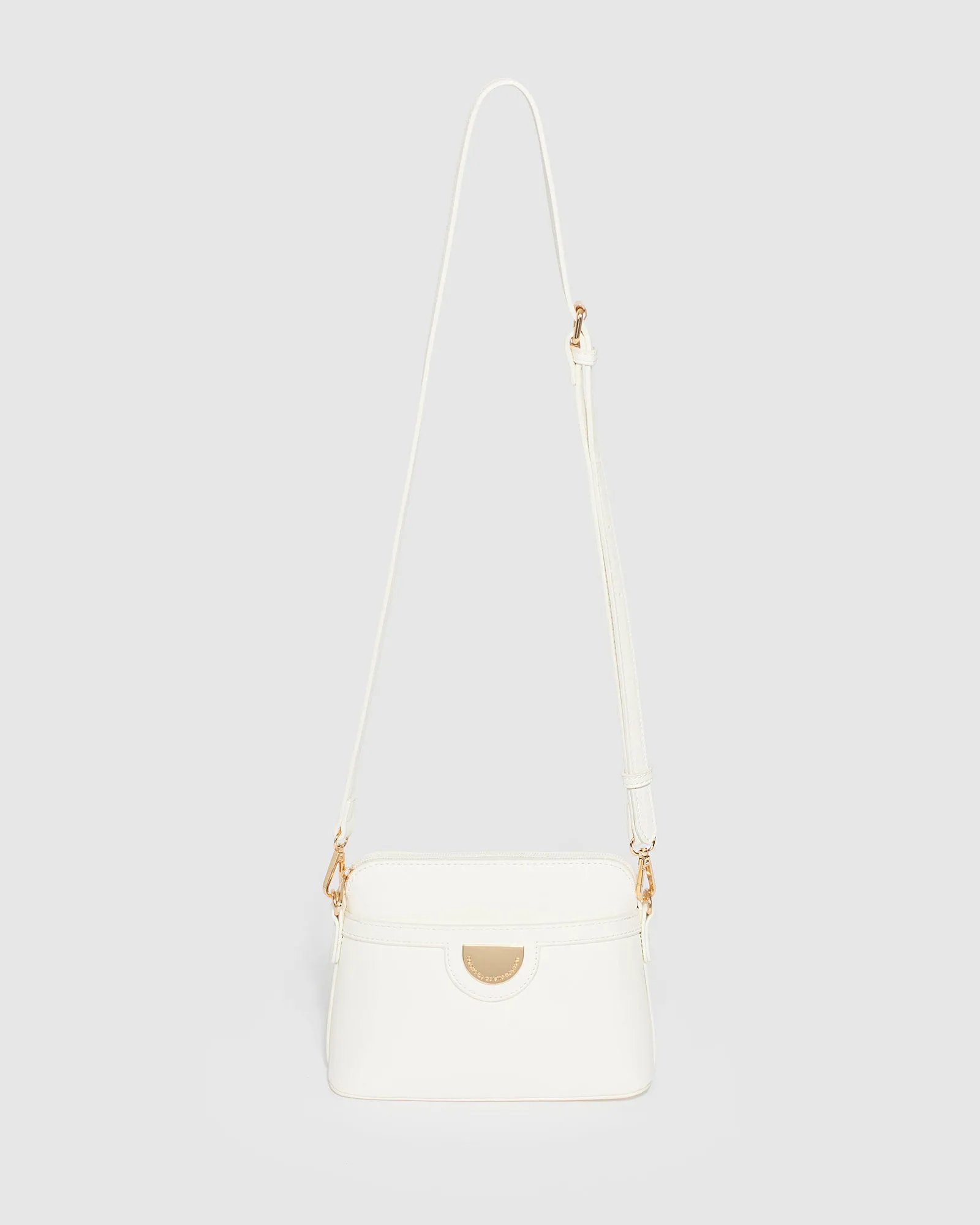 White Karen Plate II Crossbody Bag sold by Collete Hayman product image thumbnail 4