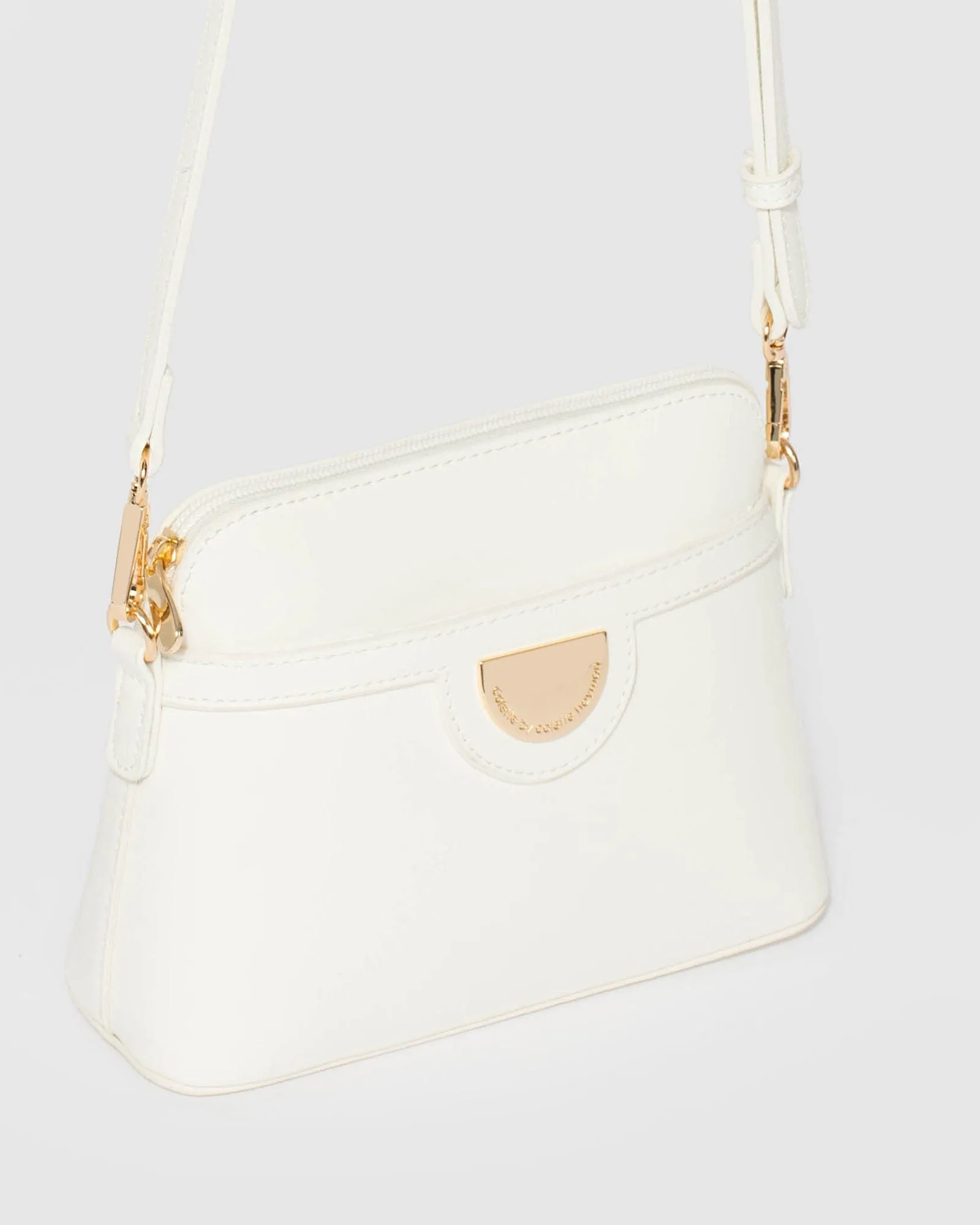 White Karen Plate II Crossbody Bag sold by Collete Hayman product image thumbnail 3