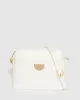 White Karen Plate II Crossbody Bag sold by Collete Hayman