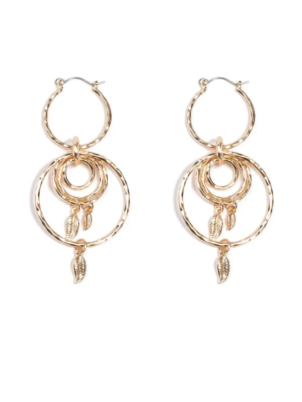 Diamante Multi Hoop Statement Earrings sold by Collete Hayman