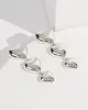 Silver 3 Hearts Drop Earrings sold by Collete Hayman