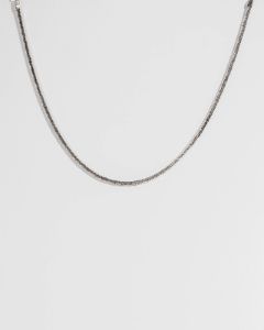 Silver 42cm Snake Box Chain Necklace sold by Collete Hayman