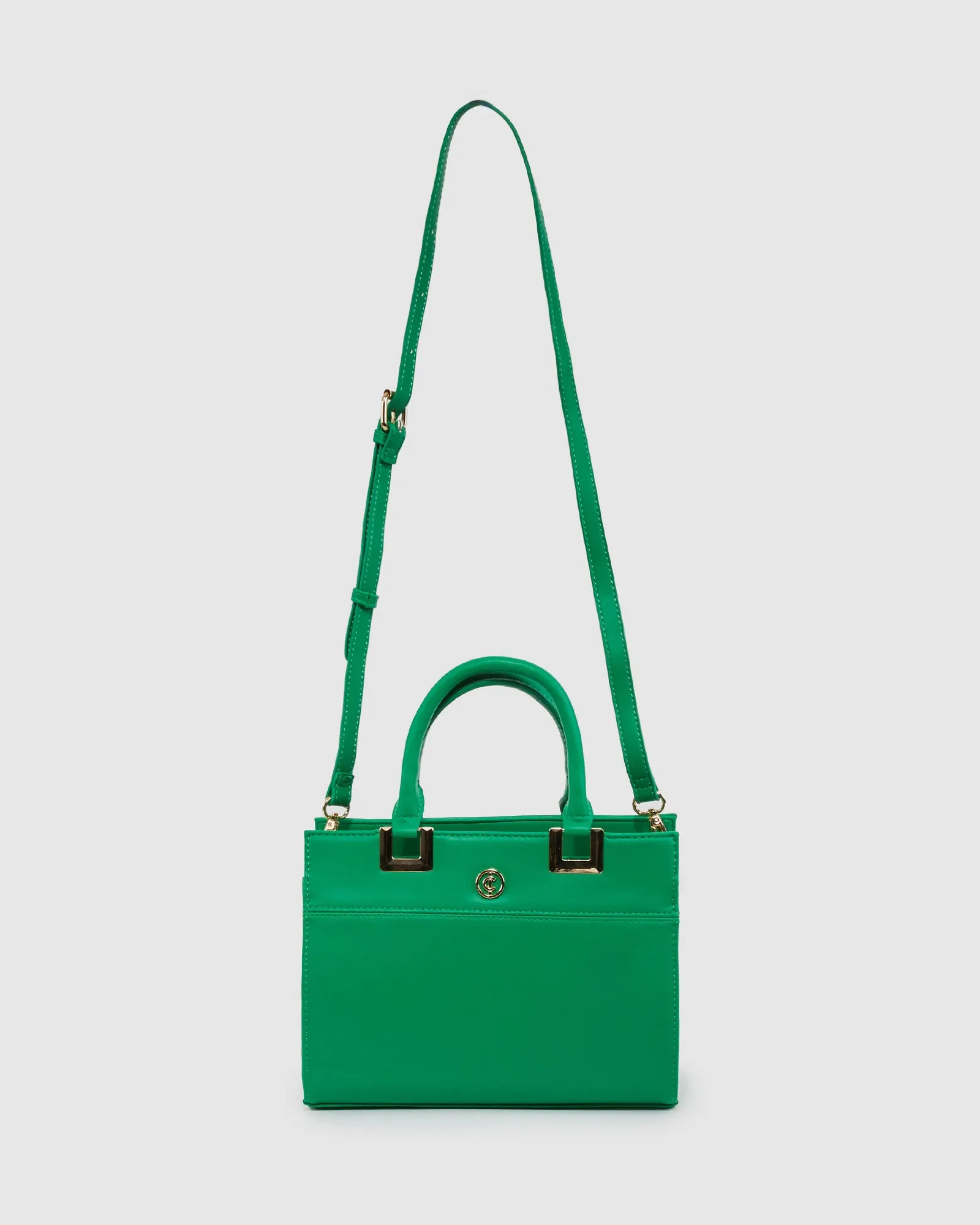Green Stef Panel Tote Bag sold by Collete Hayman product image thumbnail 2