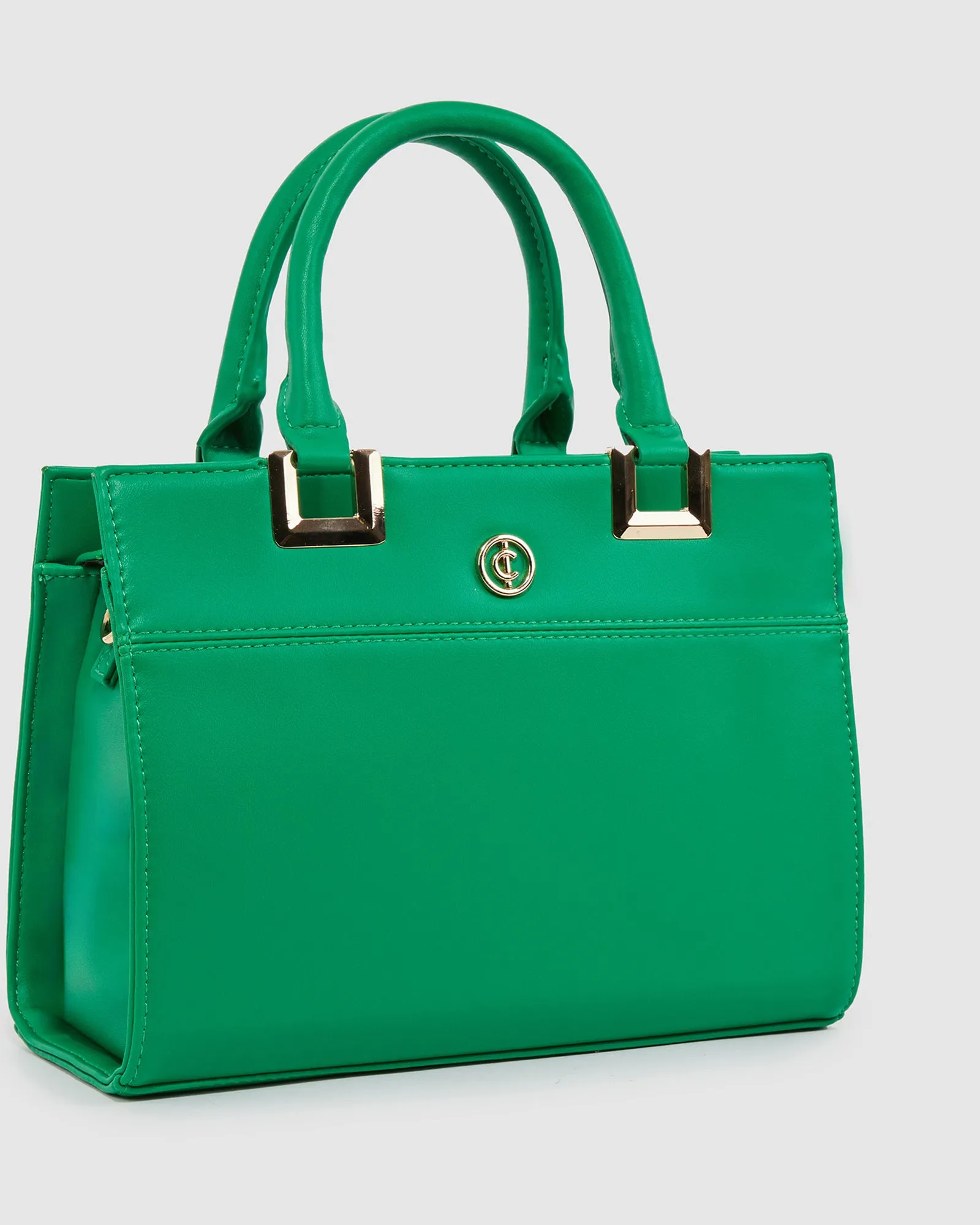 Green Stef Panel Tote Bag sold by Collete Hayman product image thumbnail 4