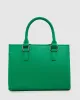 Green Stef Panel Tote Bag sold by Collete Hayman