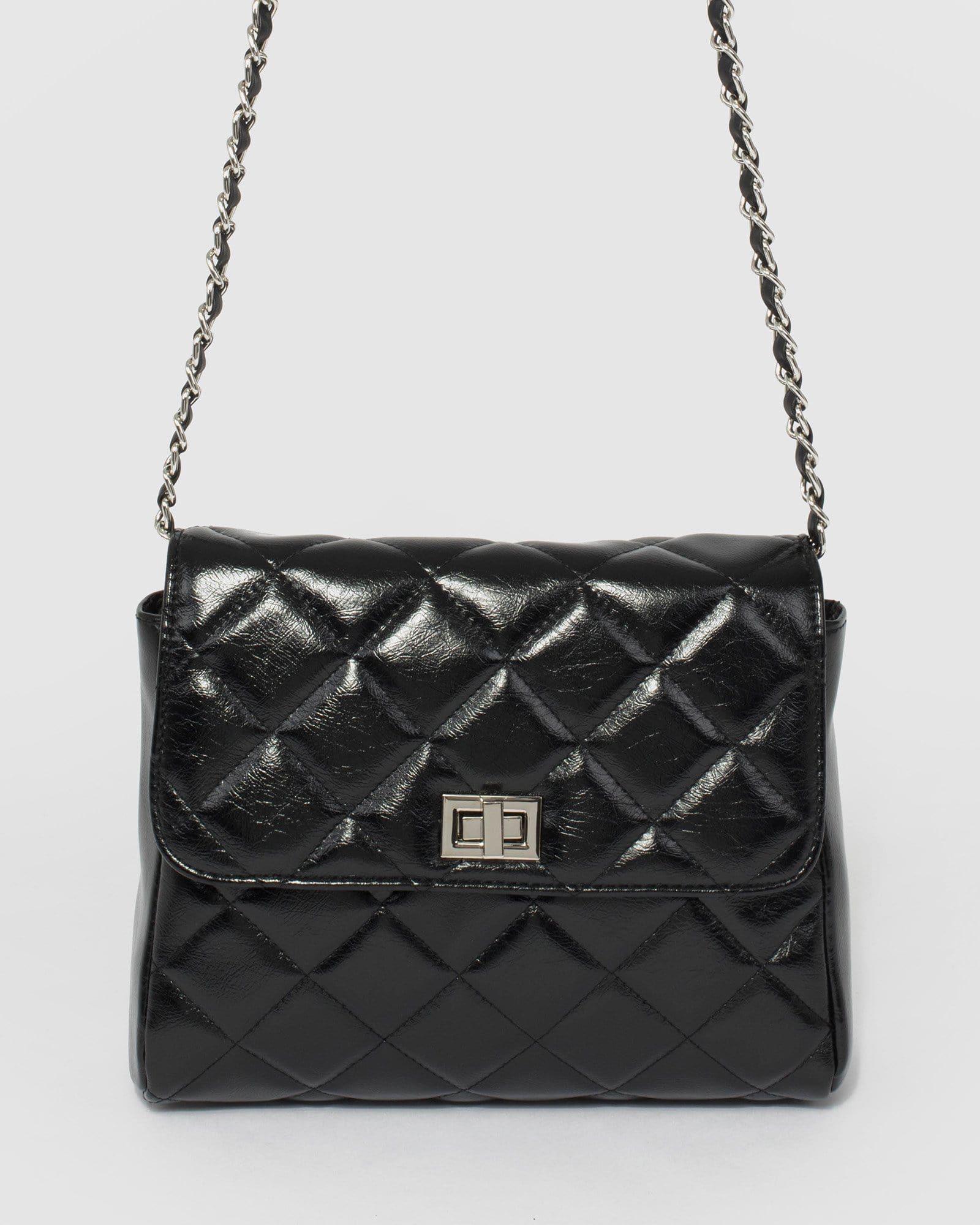 Black Sonja Quilt Cross Body sold by Collete Hayman