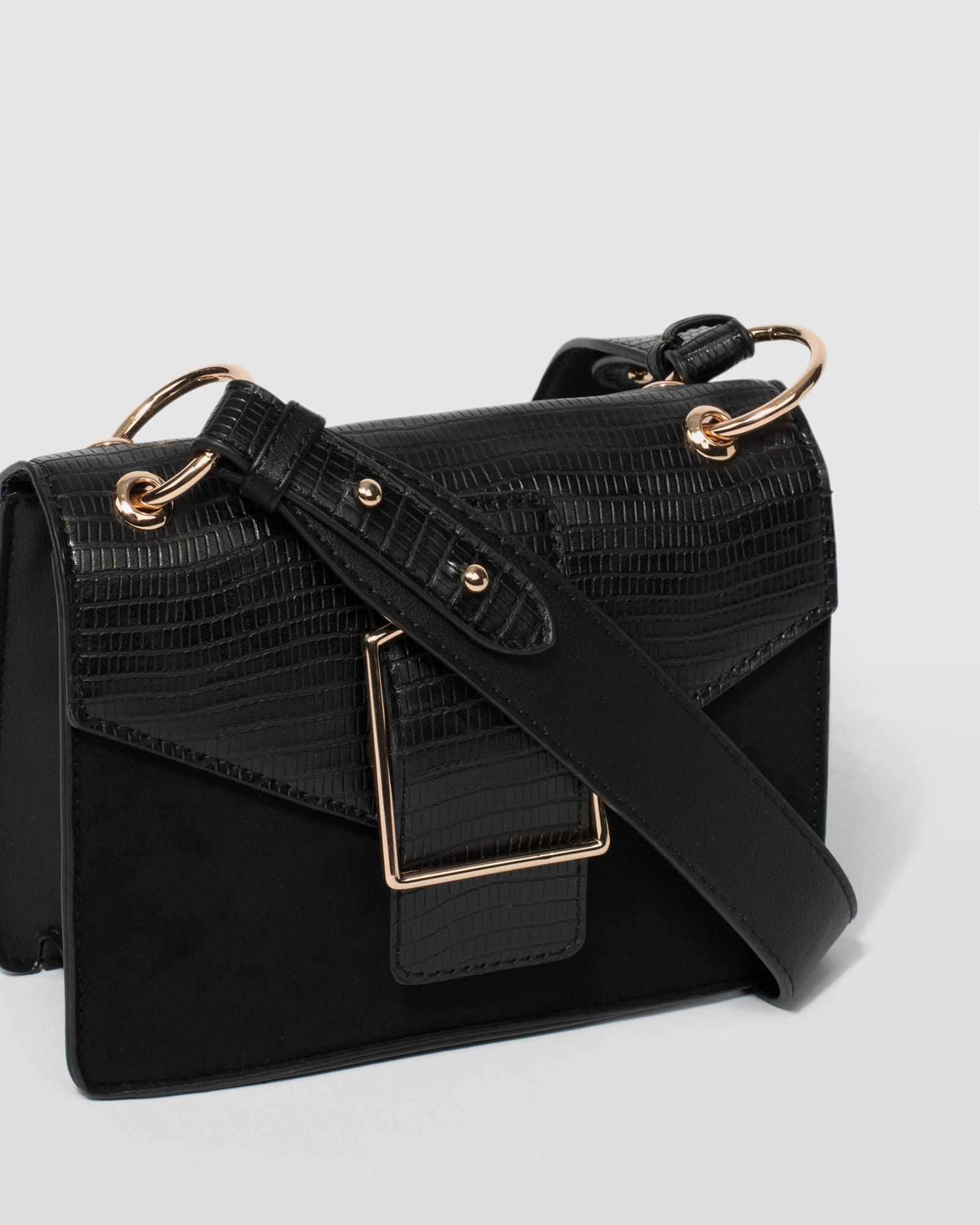 Black Nova Buckle Crossbody Bag sold by Collete Hayman product image thumbnail 2