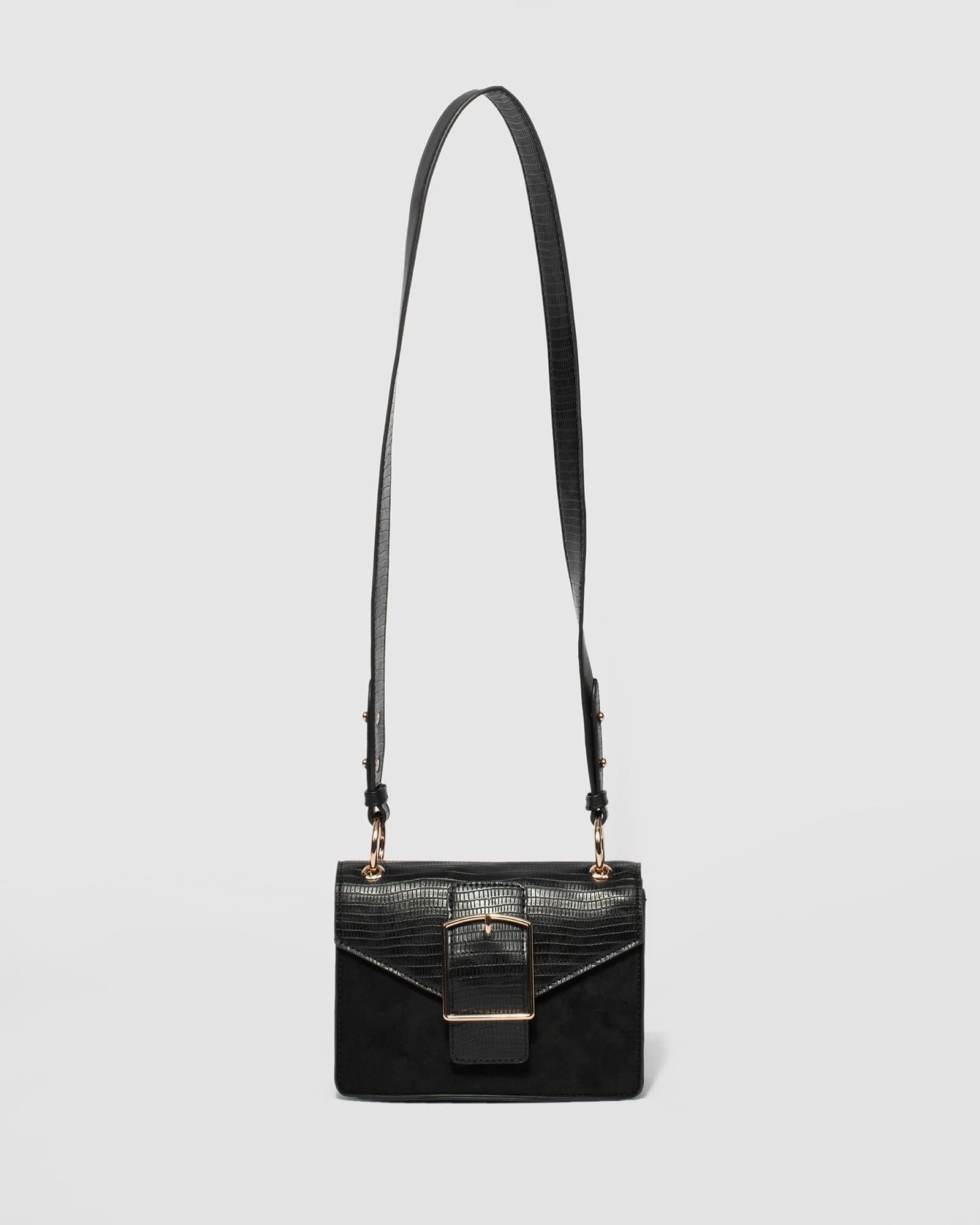 Black Nova Buckle Crossbody Bag sold by Collete Hayman product image thumbnail 3