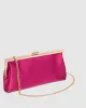 Pink Arya Satin Clutch Bag sold by Collete Hayman