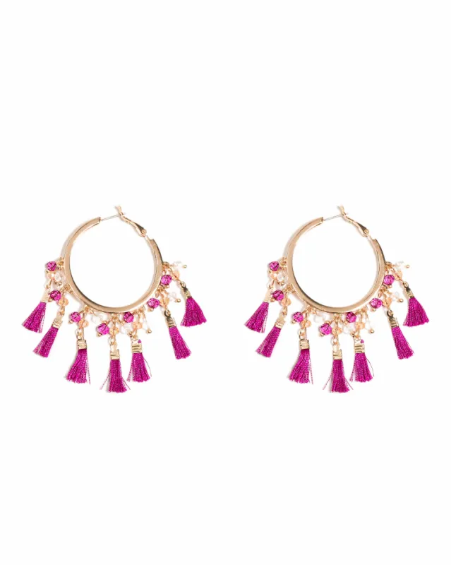 Tassel 35mm Hoop sold by Collete Hayman
