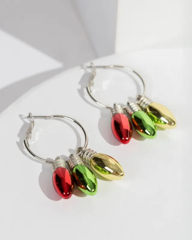 Multi Colour Light Bulb Trio Earrings sold by Collete Hayman