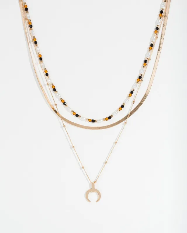 Brown Beaded Necklace sold by Collete Hayman