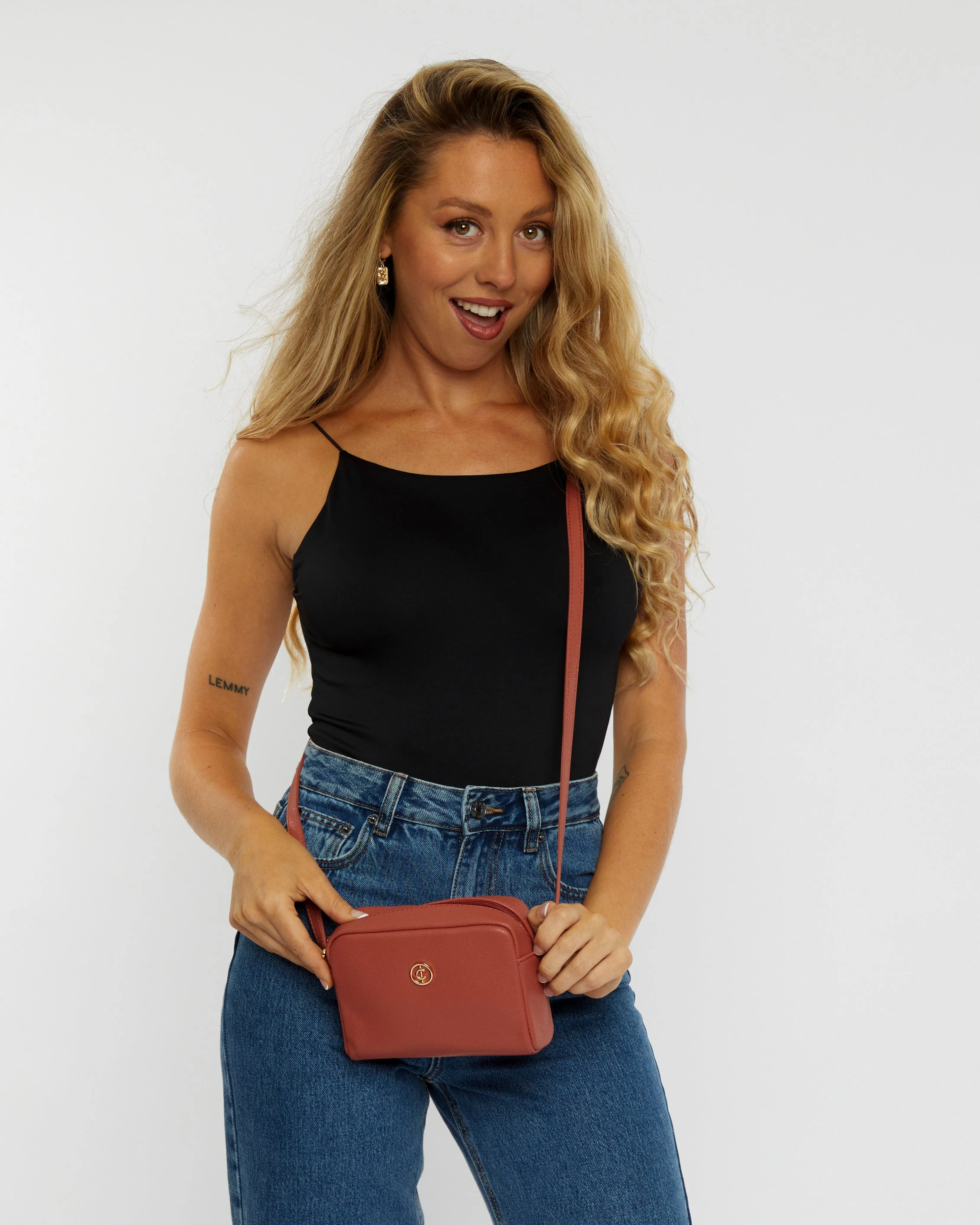 Terracotta Suri Crossbody Bag sold by Collete Hayman product image thumbnail 5