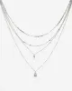 Silver Padlock Stacking Necklace Pack sold by Collete Hayman