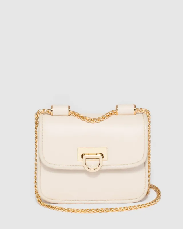 Ivory Tay Lock Crossbody Bag sold by Collete Hayman