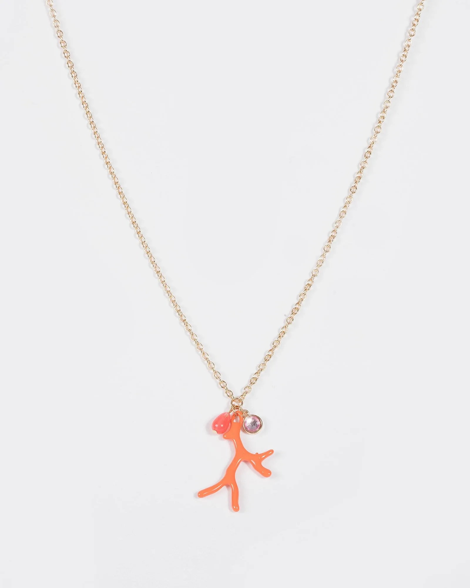 Coral Chain Coral Necklace sold by Collete Hayman