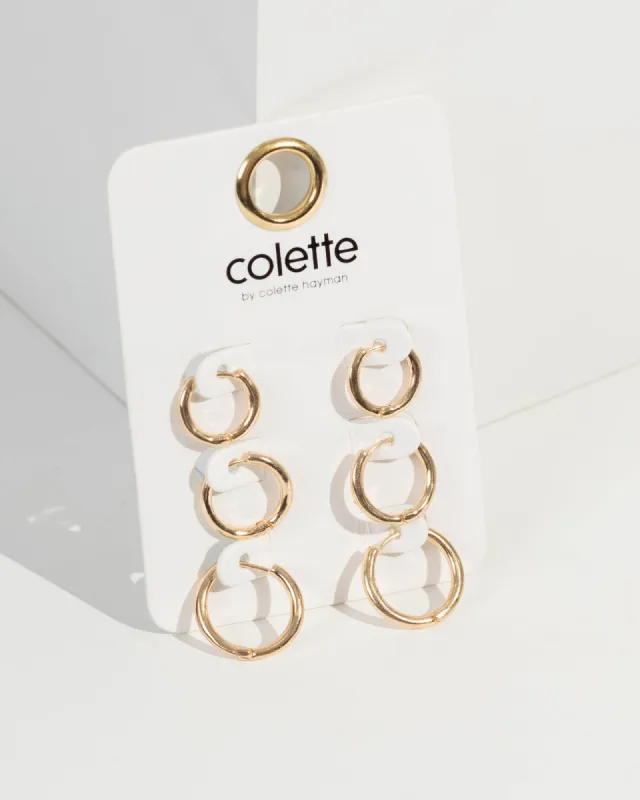 Gold Hoop Basics 4 Pack Earrings sold by Collete Hayman