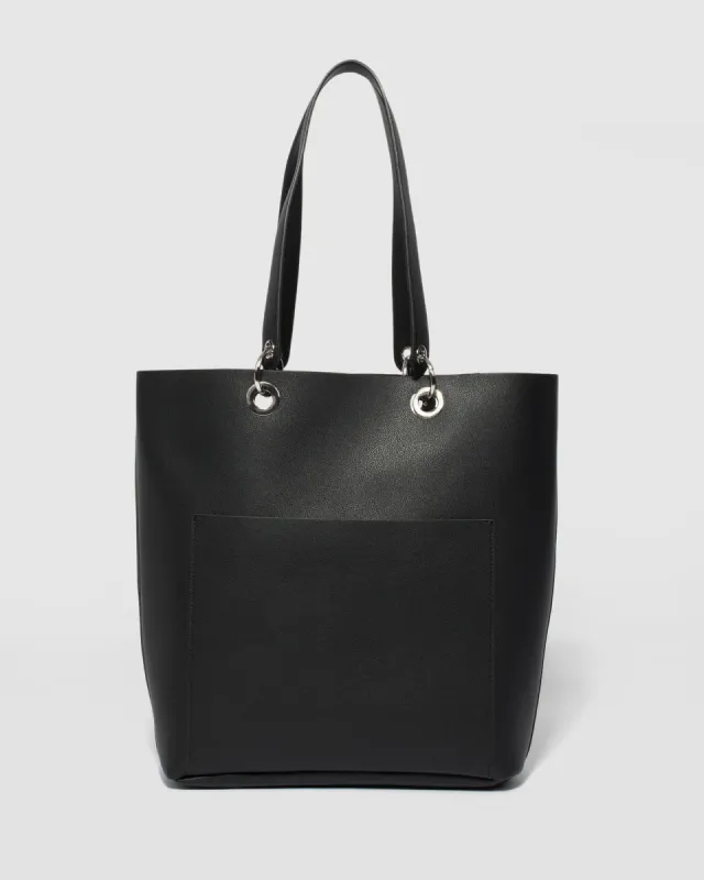 Black Selena Ring Tote Bag sold by Collete Hayman