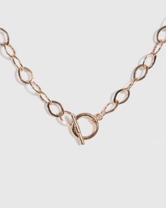 Gold Oval Chunky Chain Necklace sold by Collete Hayman