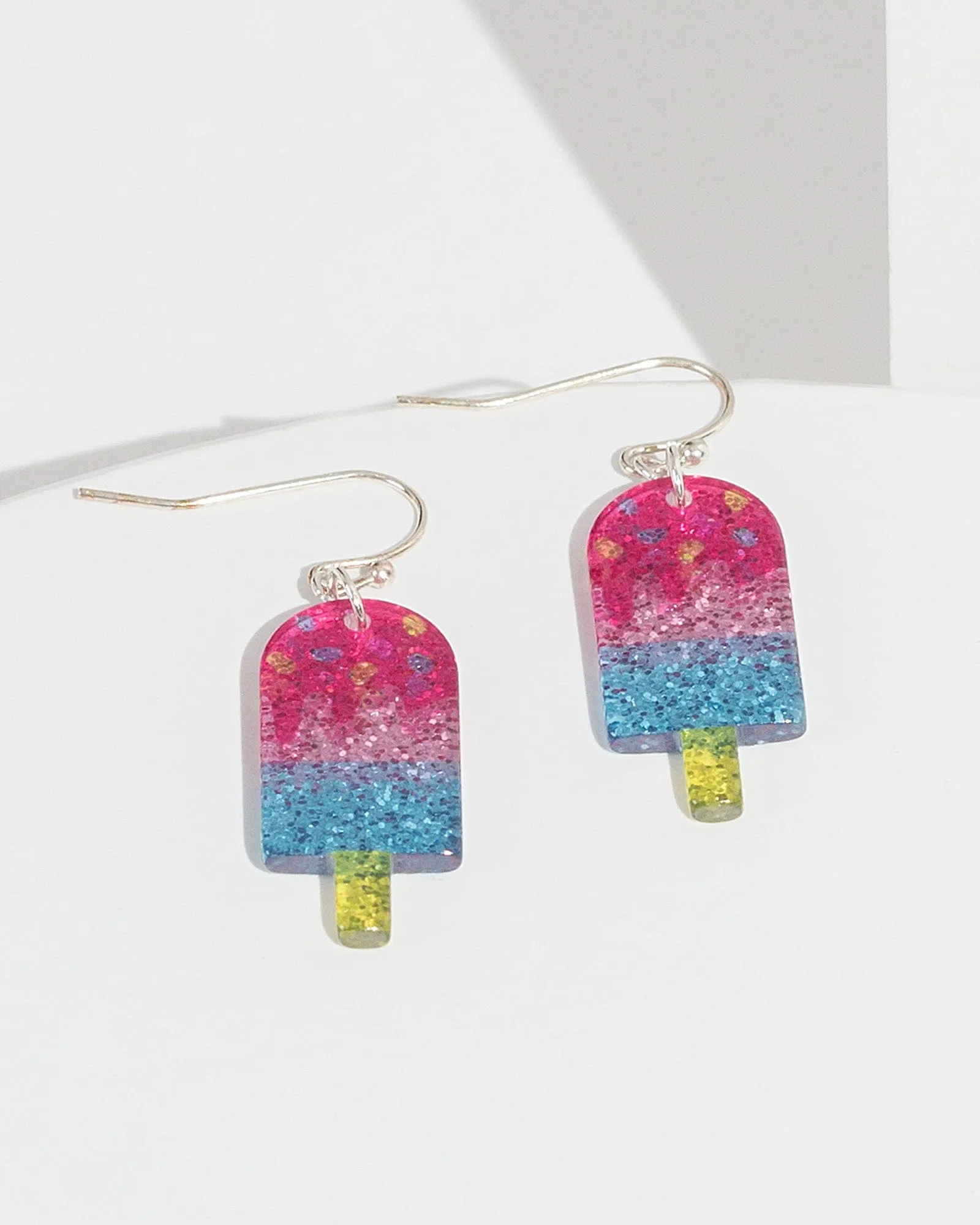 Multi Colour Glitter Ice Cream Earrings sold by Collete Hayman