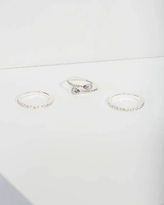 Crystal Wrap Around Ring Pack sold by Collete Hayman