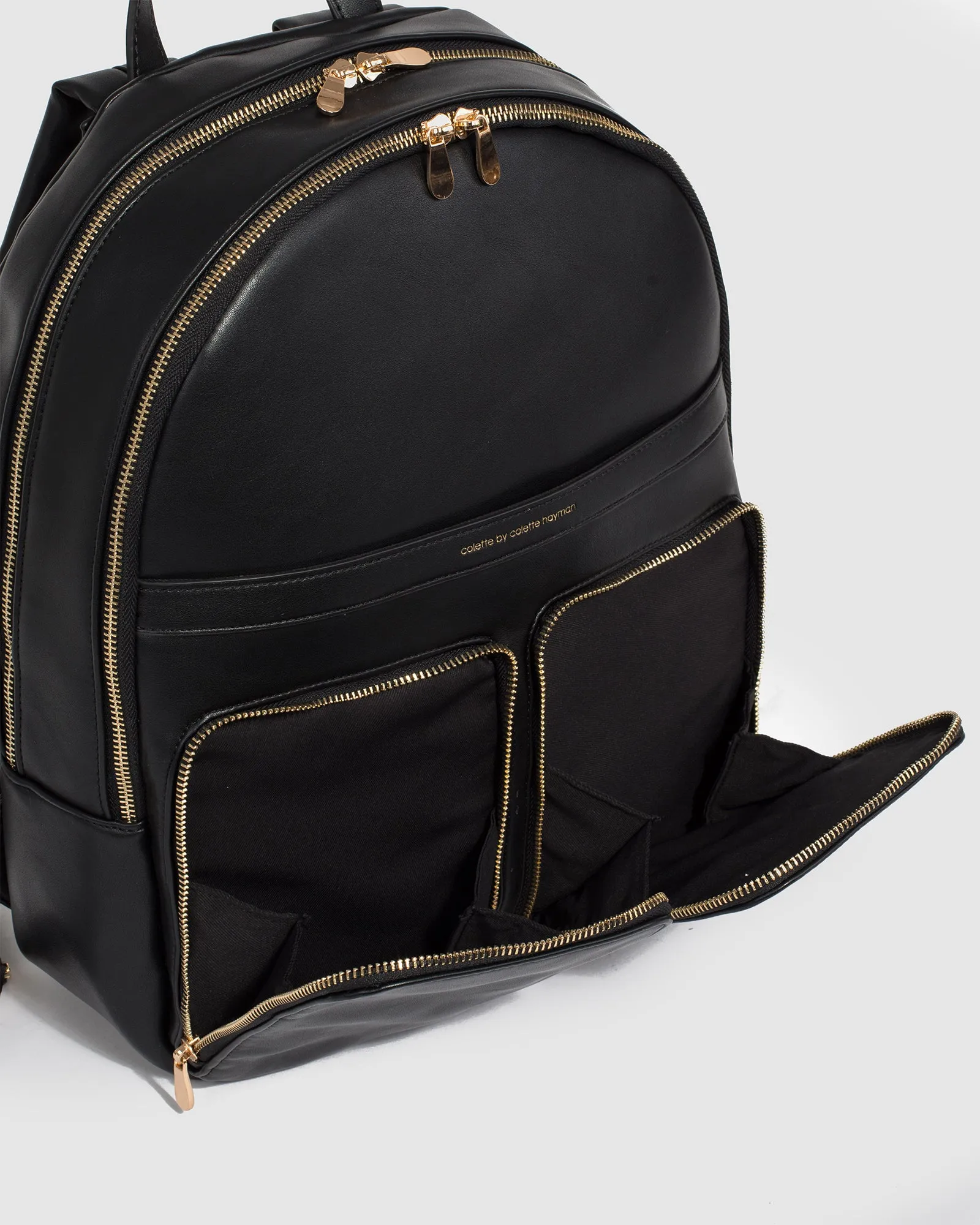 Black Ria Tech Bag Backpack sold by Collete Hayman product image thumbnail 4