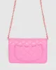 Pink Eboni Quilted Crossbody Bag sold by Collete Hayman