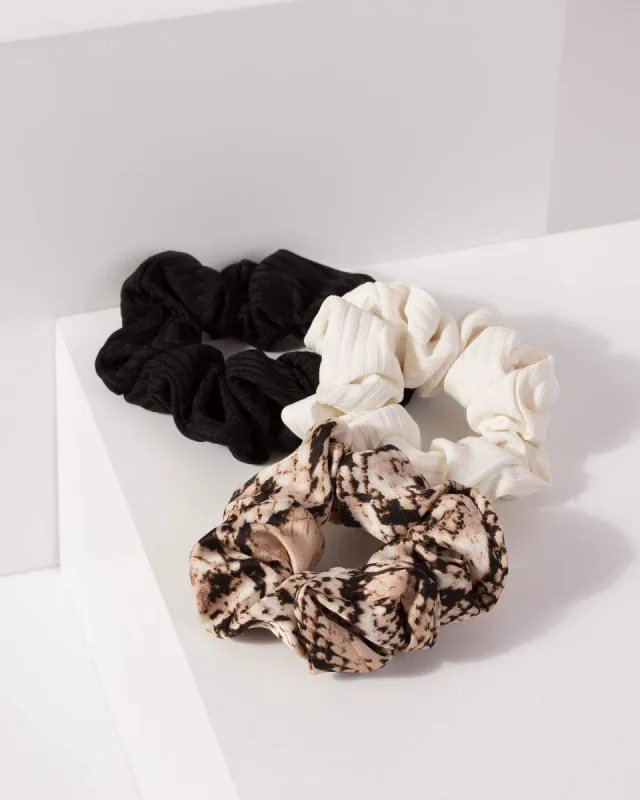 Multi Colour Animal Print Scrunchie 3 Pack sold by Collete Hayman