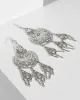 Silver Diamante Filigree Drop Earrings sold by Collete Hayman