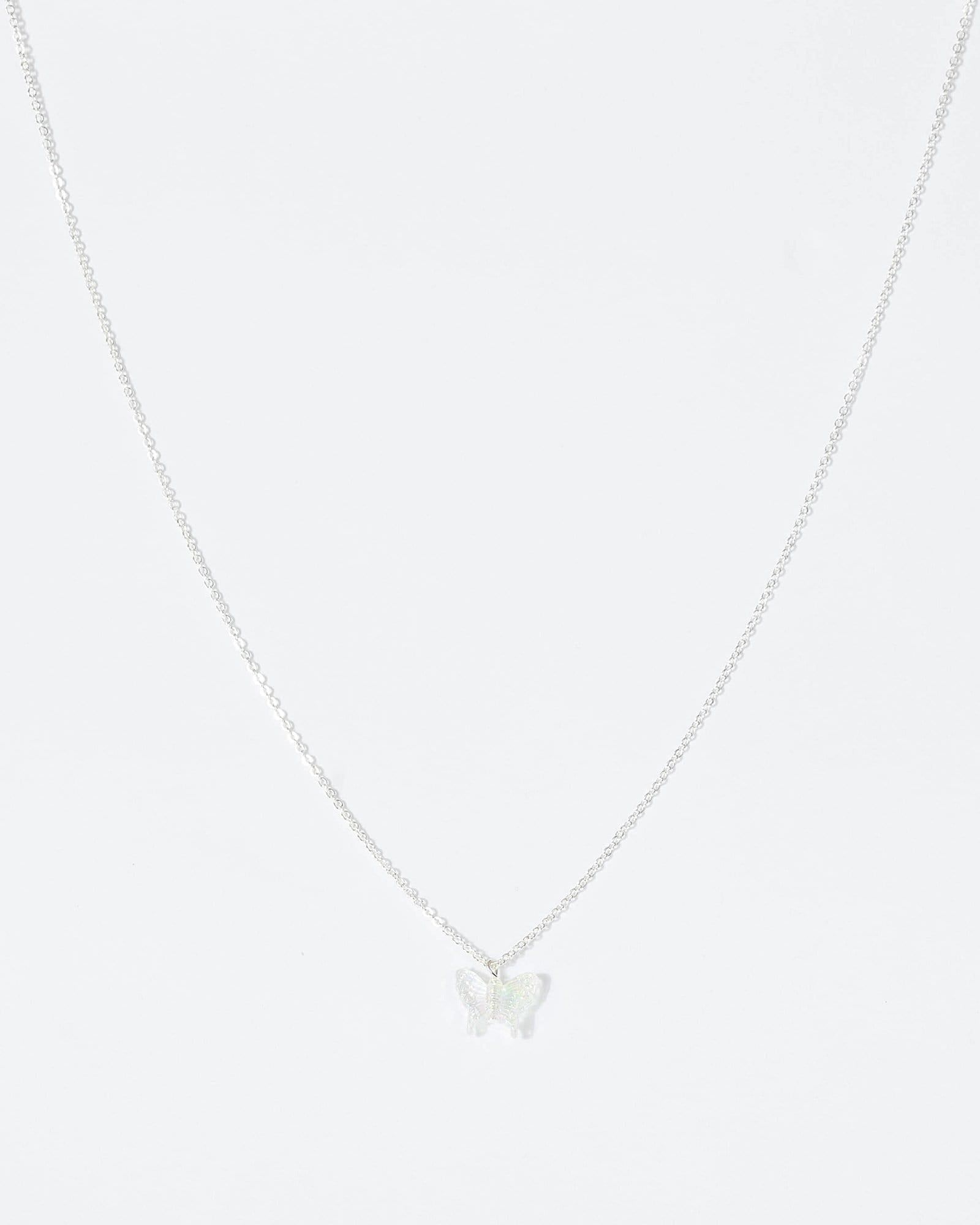 Silver Butterfly Fine Necklace sold by Collete Hayman product image thumbnail 2