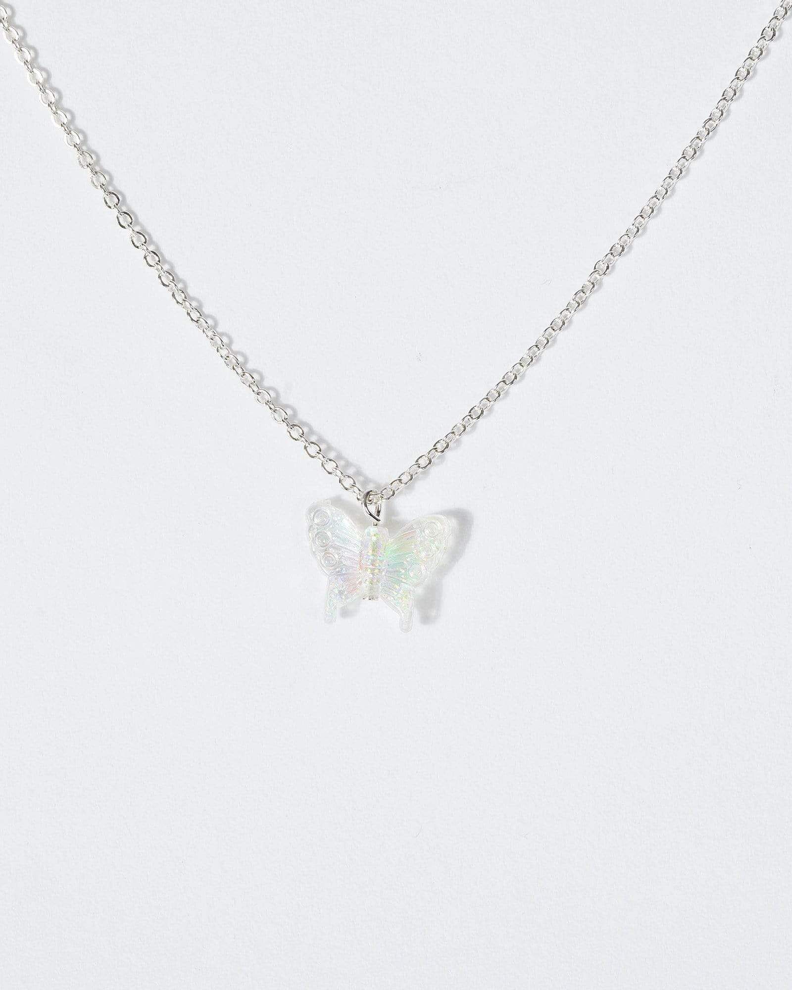 Silver Butterfly Fine Necklace sold by Collete Hayman